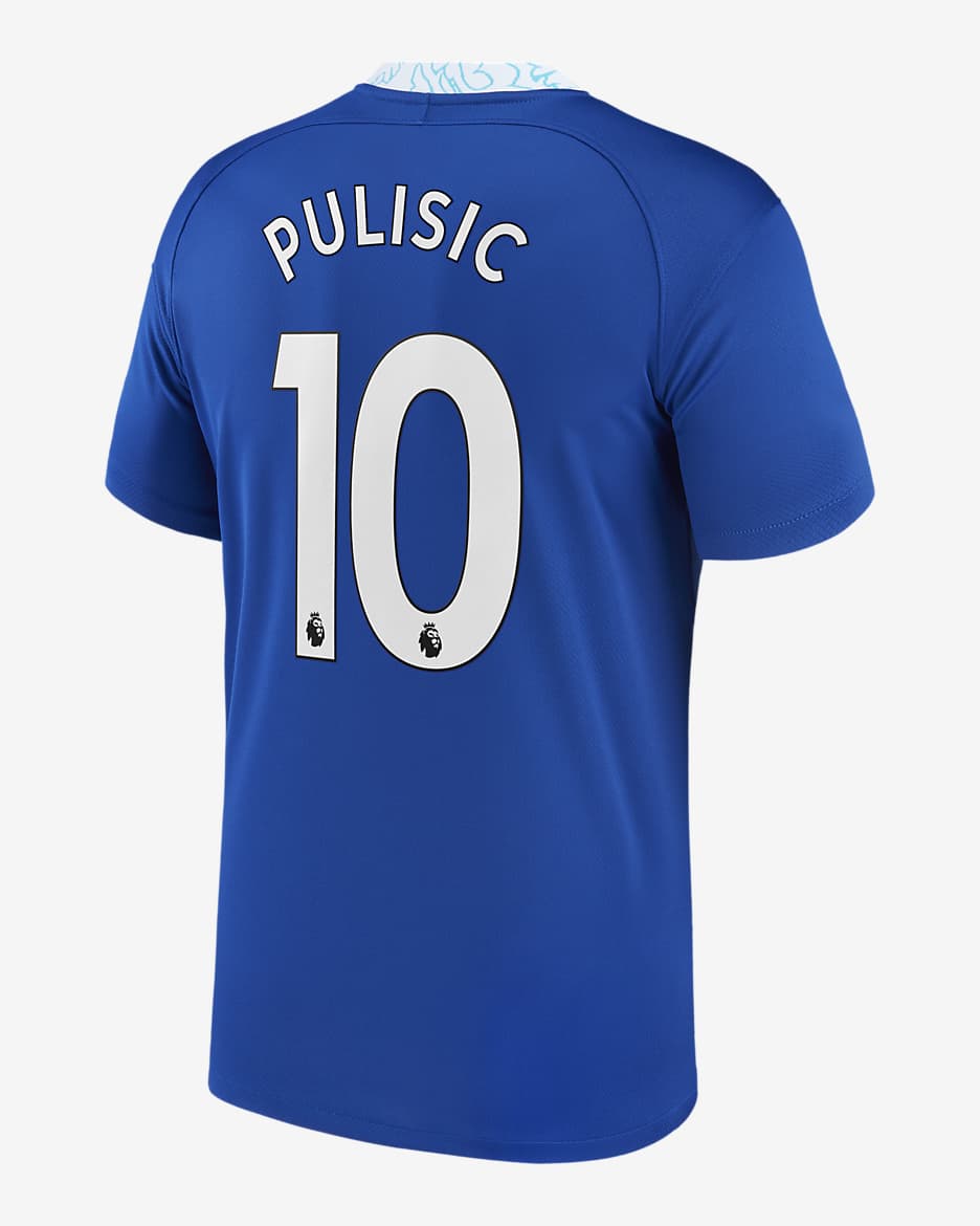 Chelsea 2022 23 Stadium Home Christian Pulisic Big Kids Nike Dri FIT Soccer Jersey. Nike